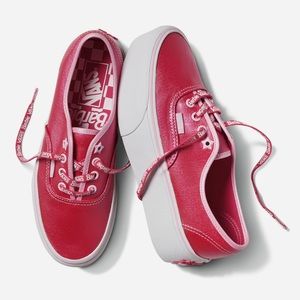 Vans X Barbie Stackform Pink Sneakers